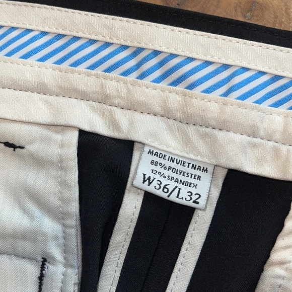 Men’s FootJoy Black Golf Slacks size 36 x 32 athletic pants - Picture 2 of 6